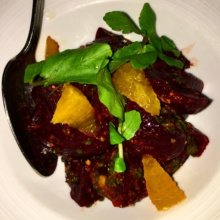 Gluten-free beets from Sotto 13